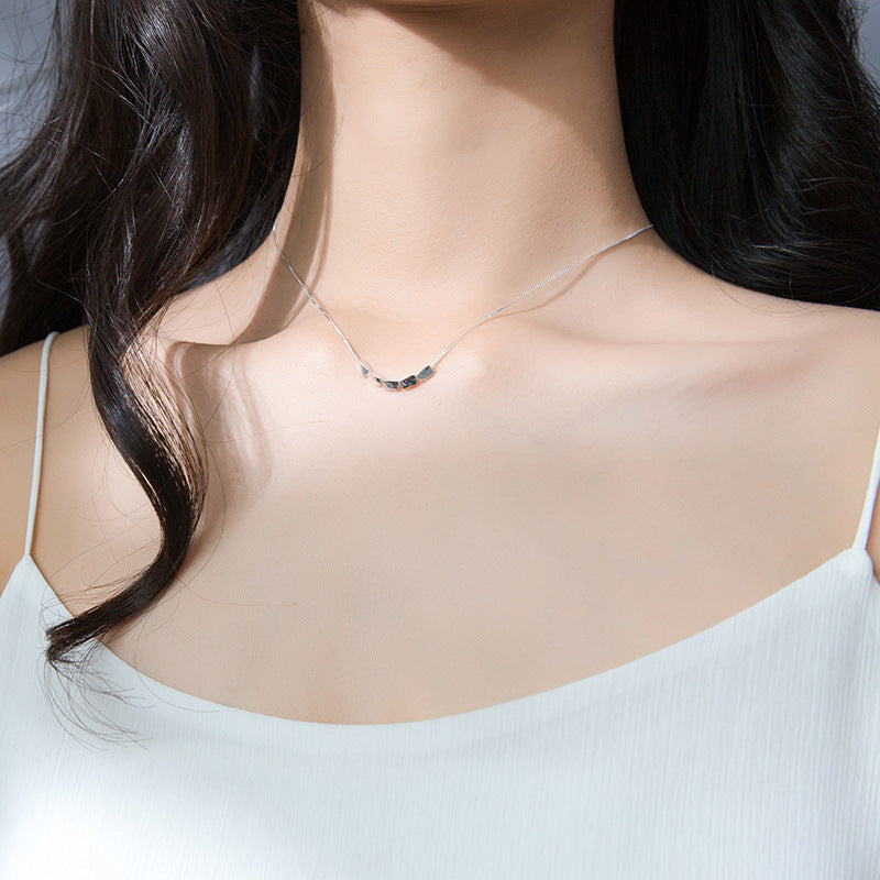 Collier de Perles Géométriques | Argent 925