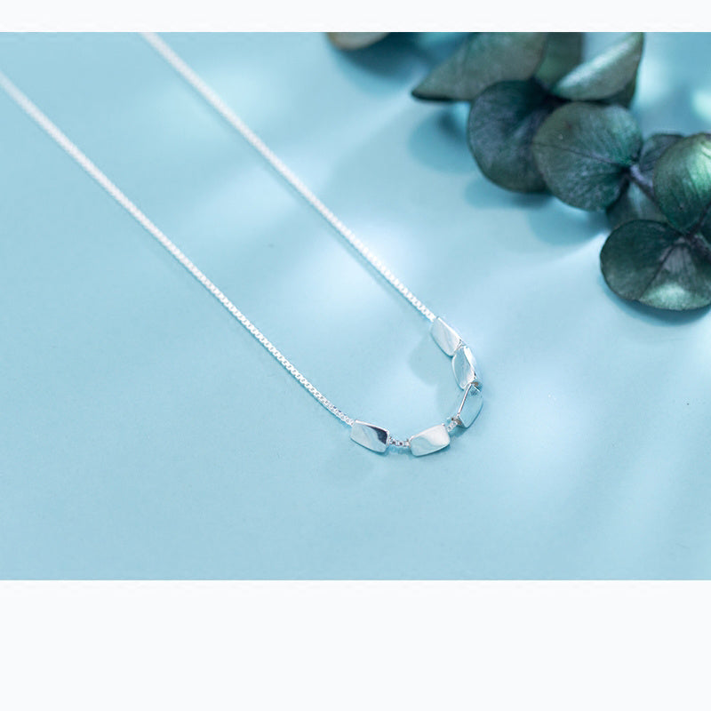 Collier de Perles Géométriques | Argent 925