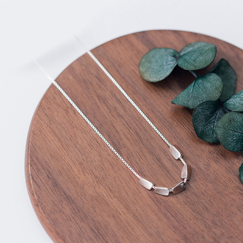 Collier de Perles Géométriques | Argent 925