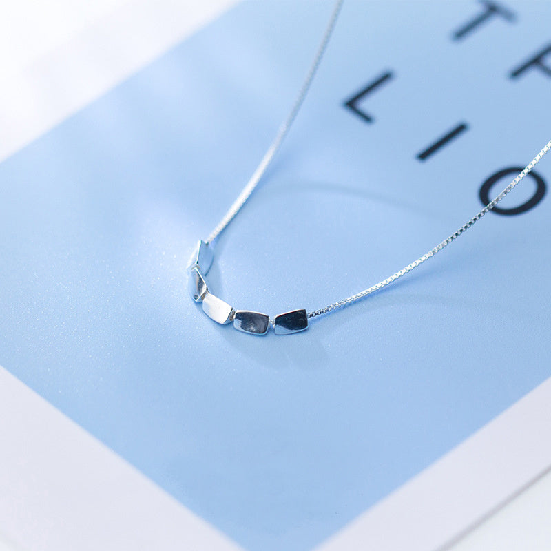 Collier de Perles Géométriques | Argent 925