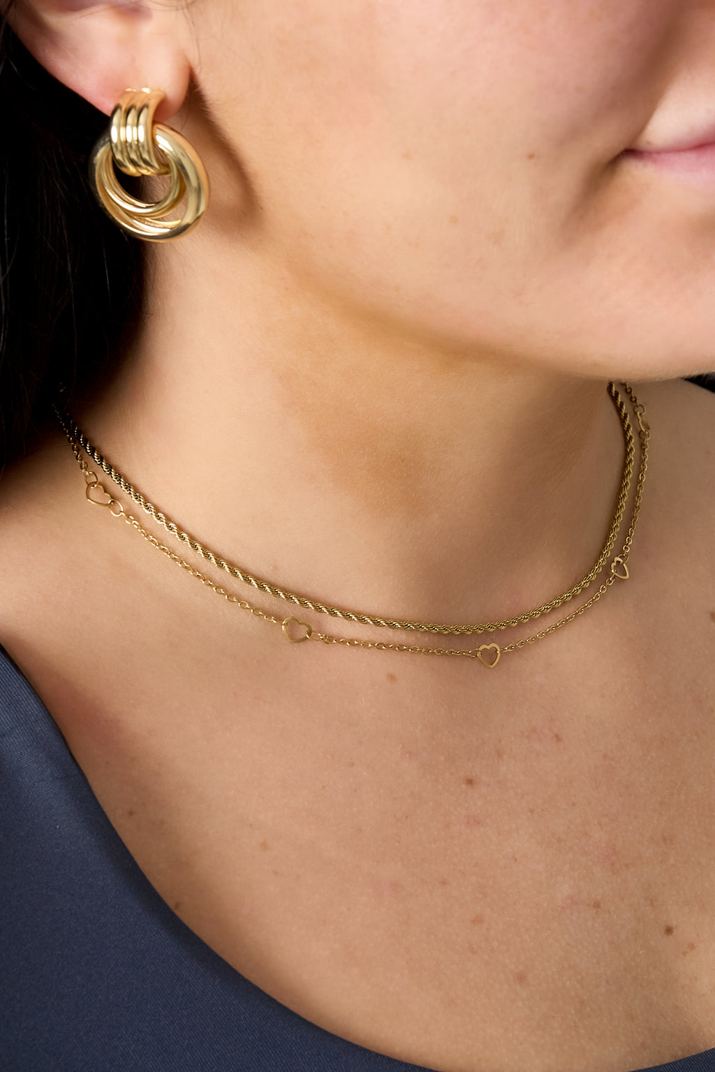 Chain Necklaces Heart Casual Daily Simple Series Women's jewelry